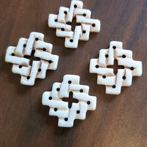 Celtic design Buttons hand carved. Art